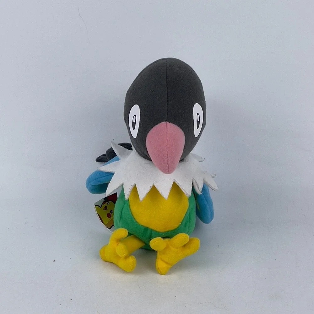 Jakks Pacific 2007 Pokemon Chatot‎ Colorful Bird Parrot Plush 6